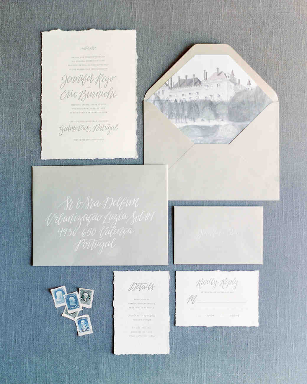 20 Pretty Envelope Liners That Dressed Up Wedding Invitation Suites ...