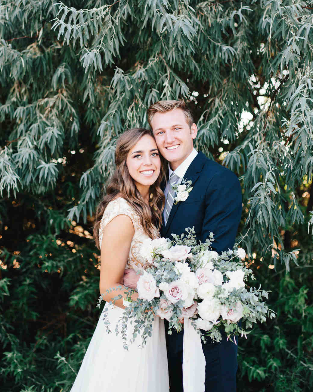 A Romantic Backyard Wedding In Salt Lake City Martha Stewart Weddings