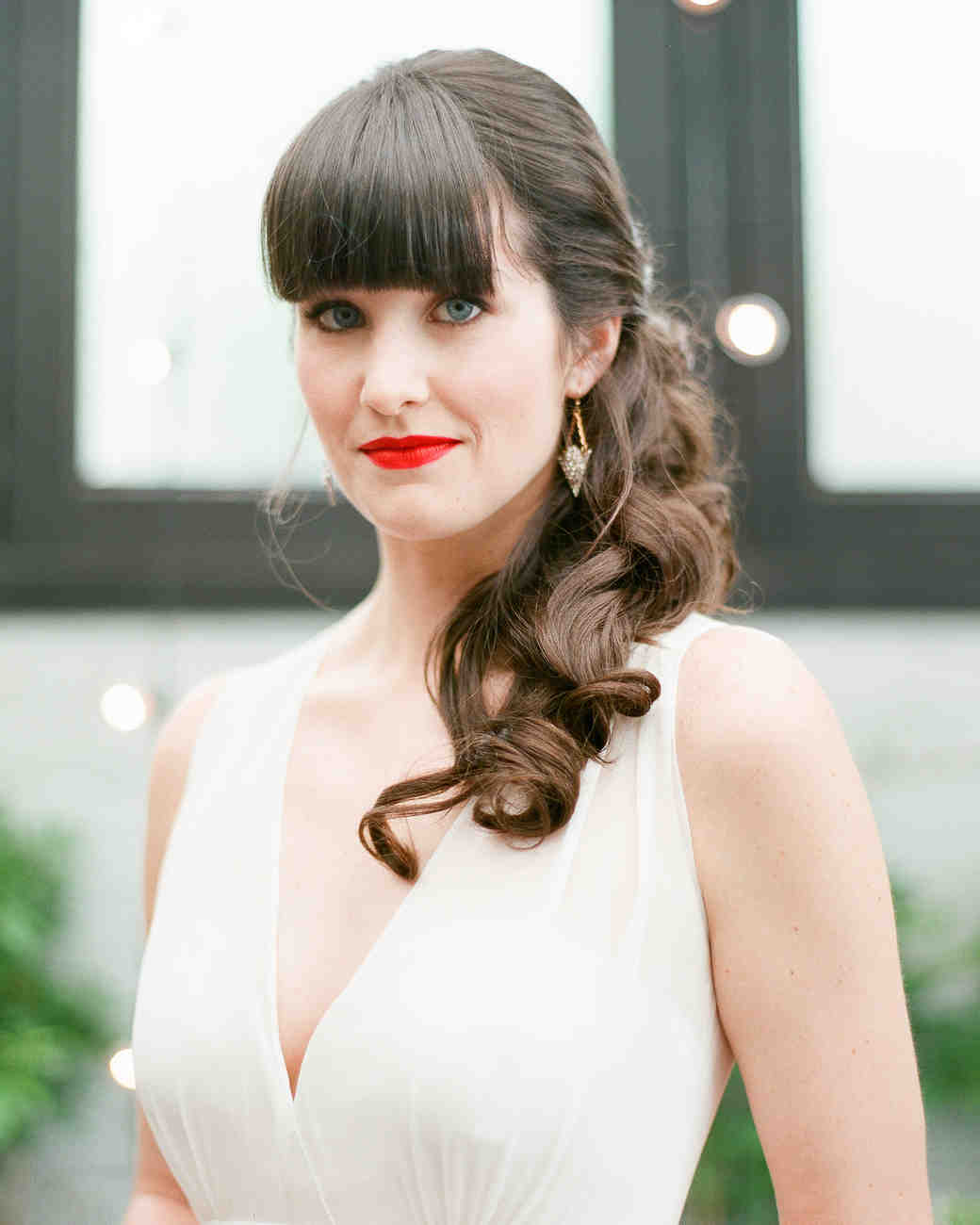 14 Pinterest Worthy Wedding Hairstyles For Curly Hair Martha Curly Ponytail
