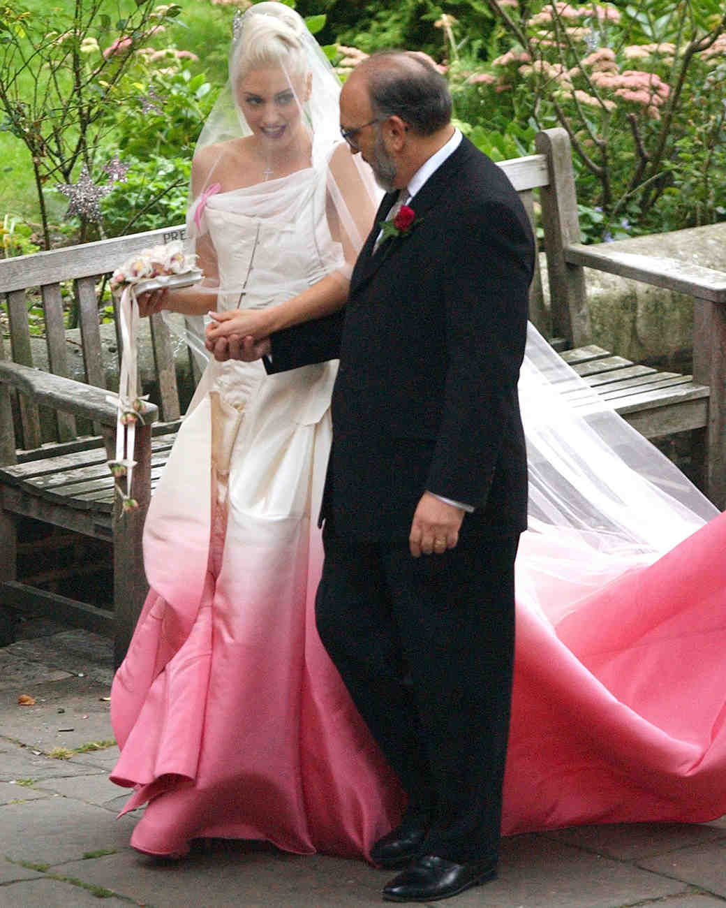 Celebrity Pink Wedding Dresses Fashion Dresses