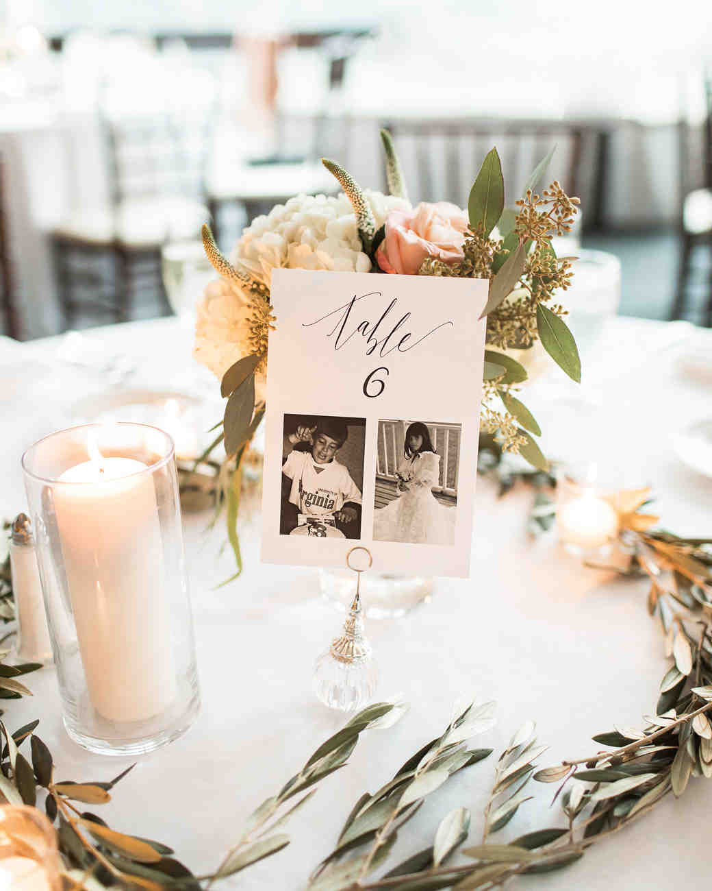Family photo table number