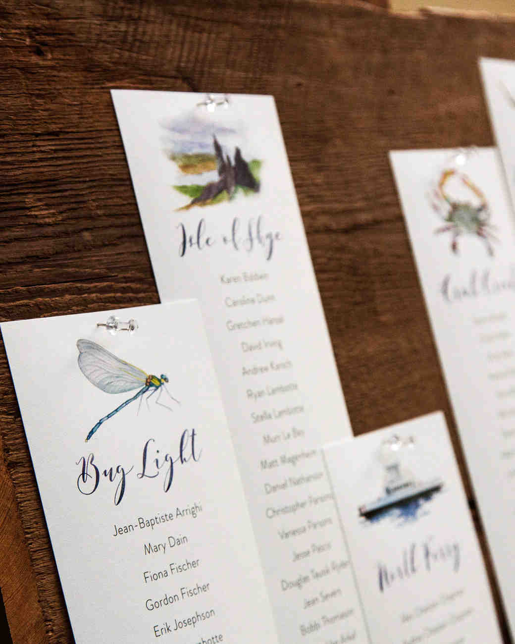 25 Unique Wedding Seating Charts to Guide Guests to Their Tables