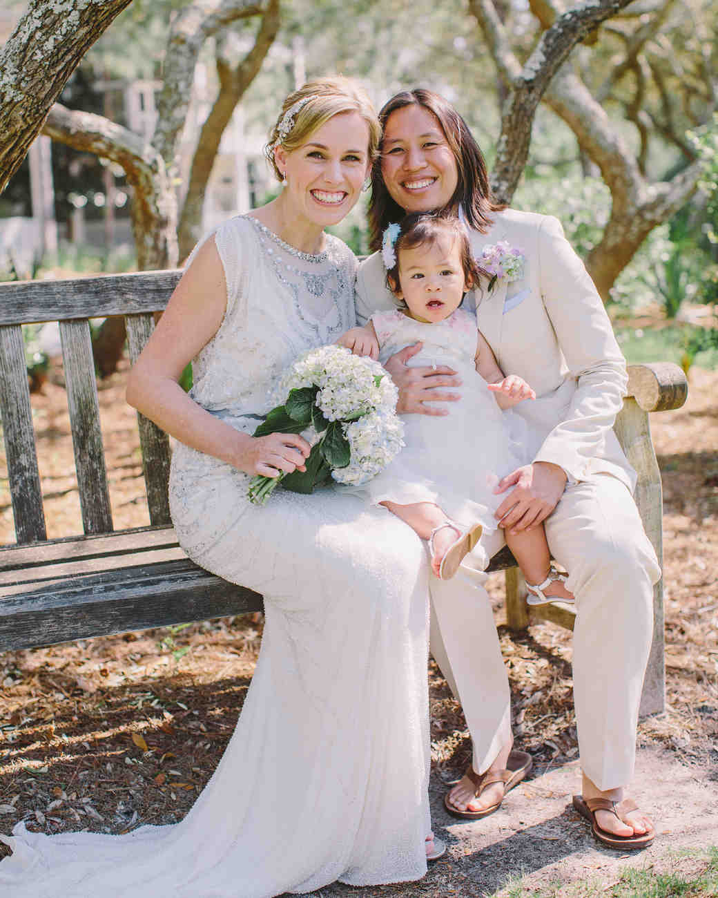 Teresa And Amanda S Florida Wedding On The Beach Martha Stewart