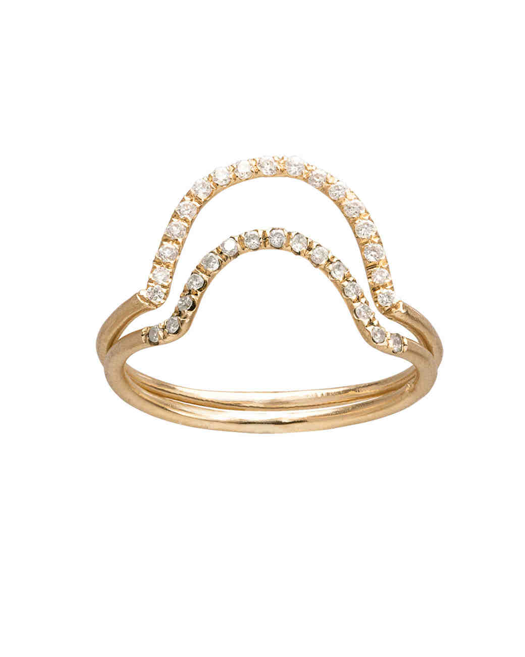 Stacked Engagement Rings You'll Love | Martha Stewart Weddings