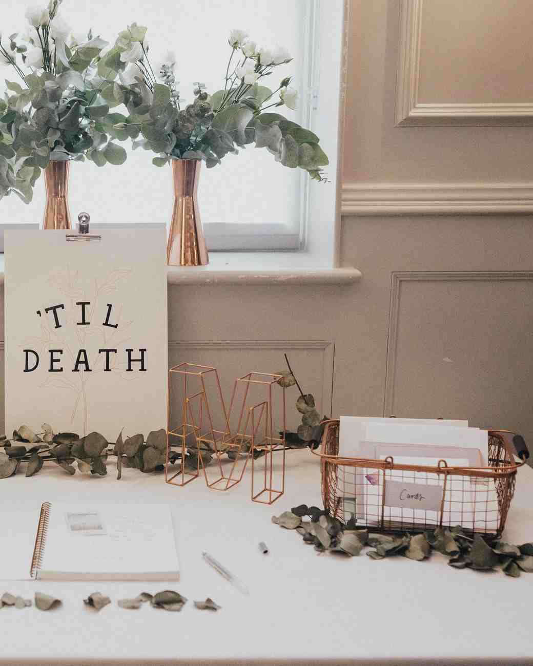 21 Ways to Set Up a Card or Gift Table at Your Wedding | Martha Stewart