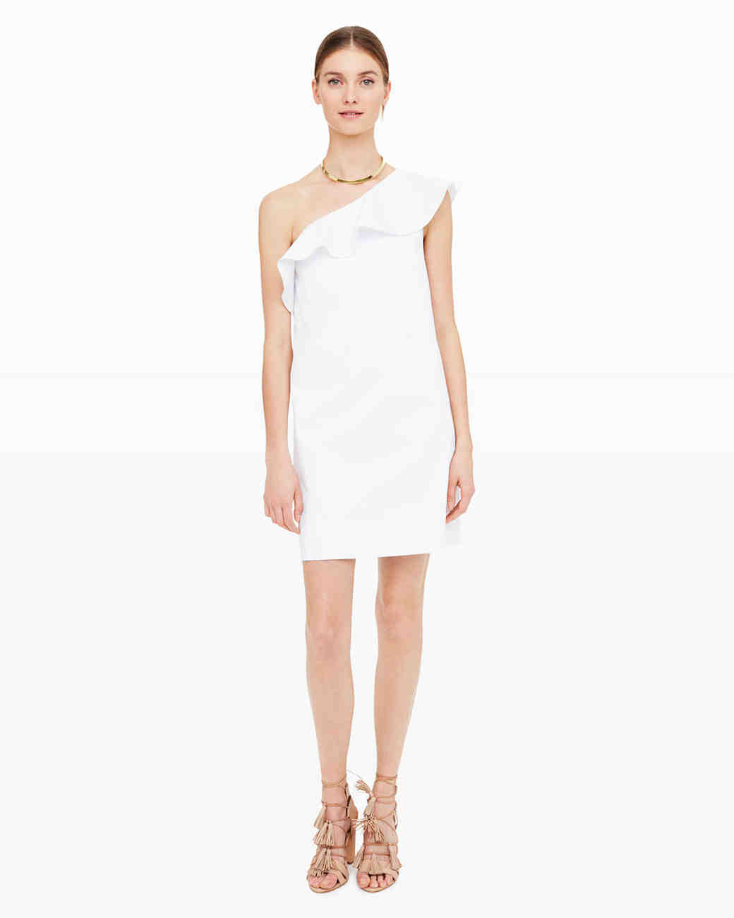 Best Dresses To Wear A Bridal Shower This Spring Martha Ruffle Bridal Shower Dress