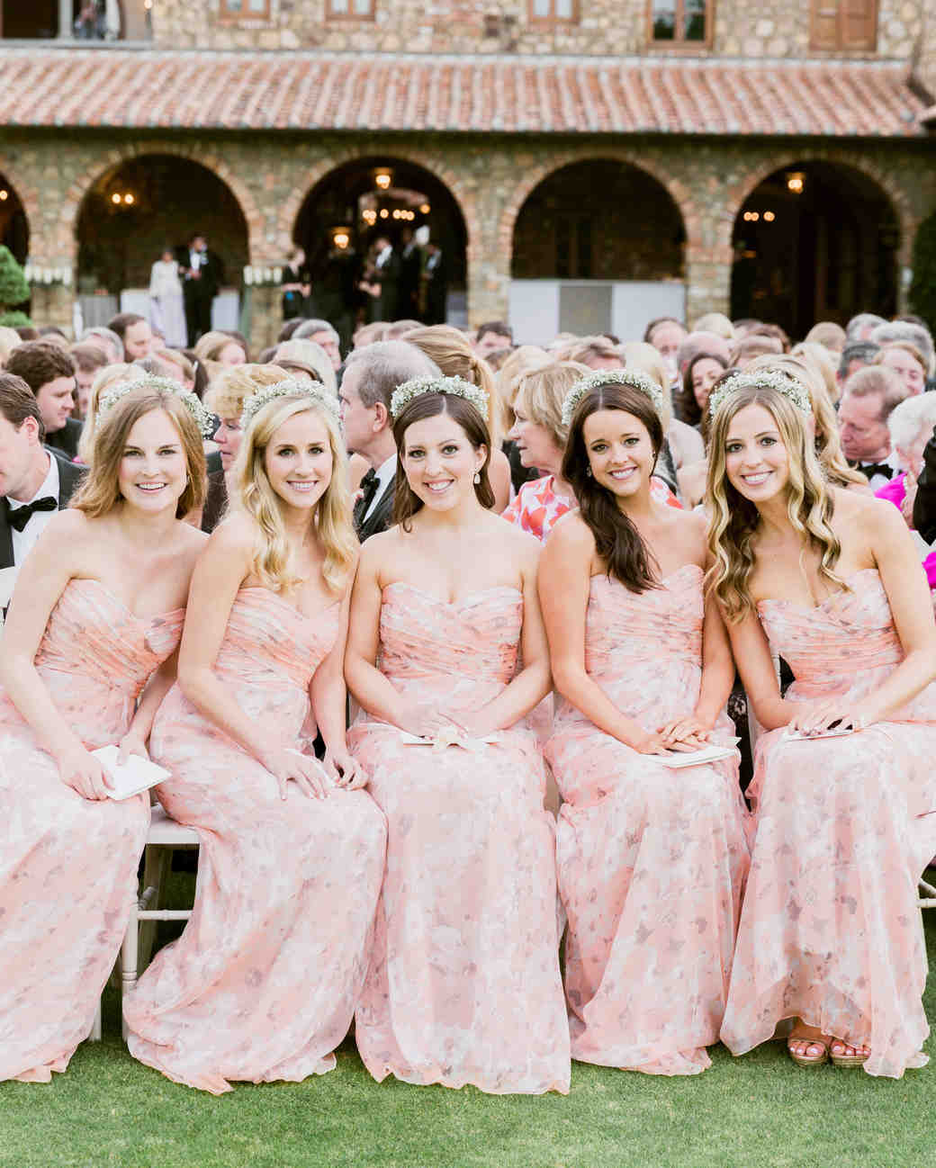 bridesmaid flower crown