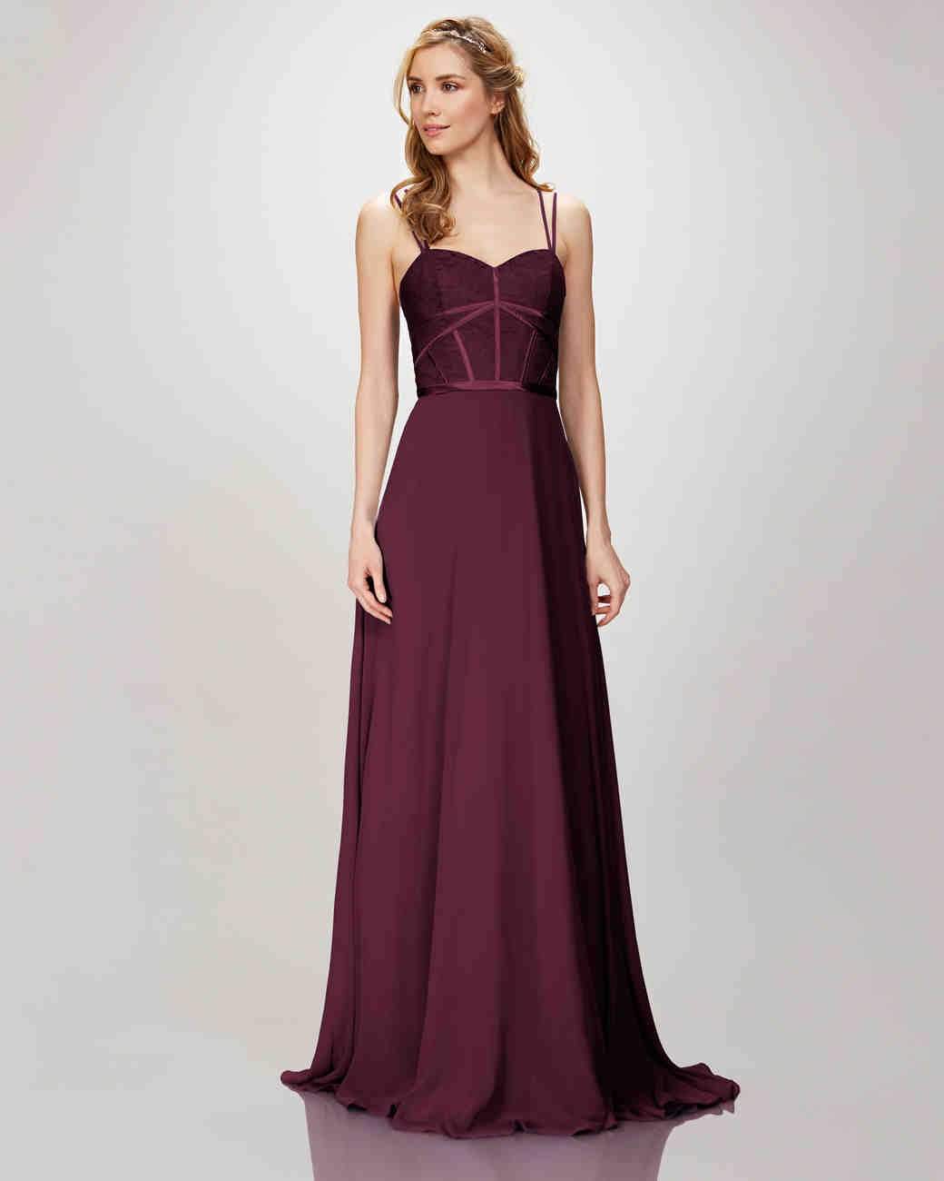 Burgundy Bridesmaid Dresses | Martha Stewart Weddings