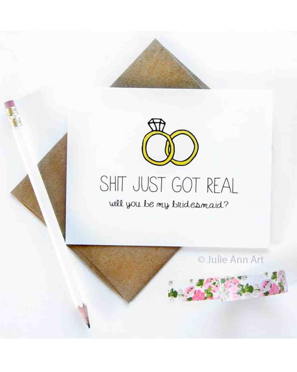 12 will you be my bridesmaid cards we love martha stewart weddings