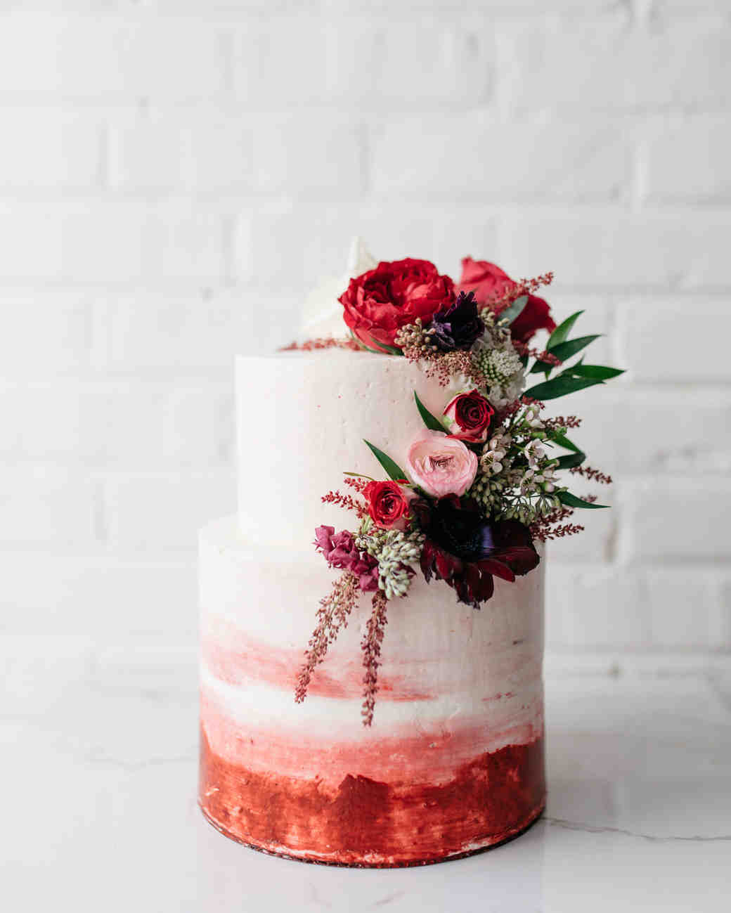 winter wedding cake designs