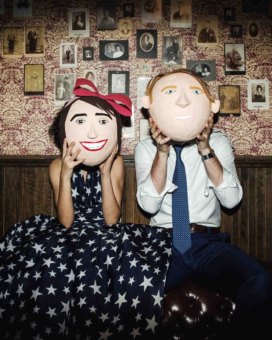 A Colorful Brooklyn Wedding with Lots of Patterns Martha Stewart Weddings