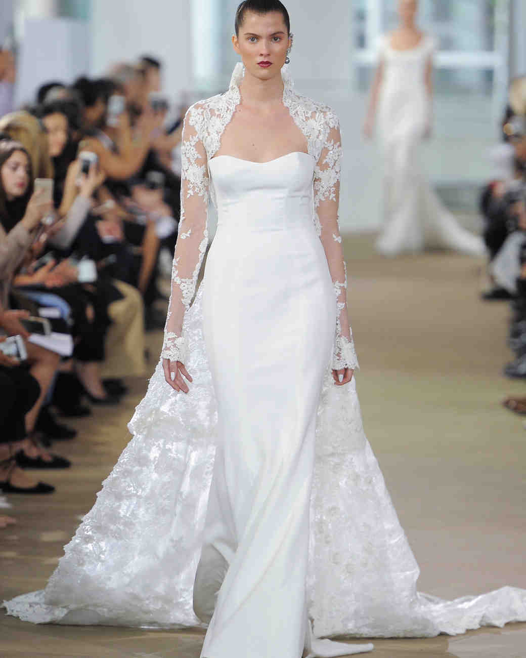 ines di santo long sleeve wedding dress