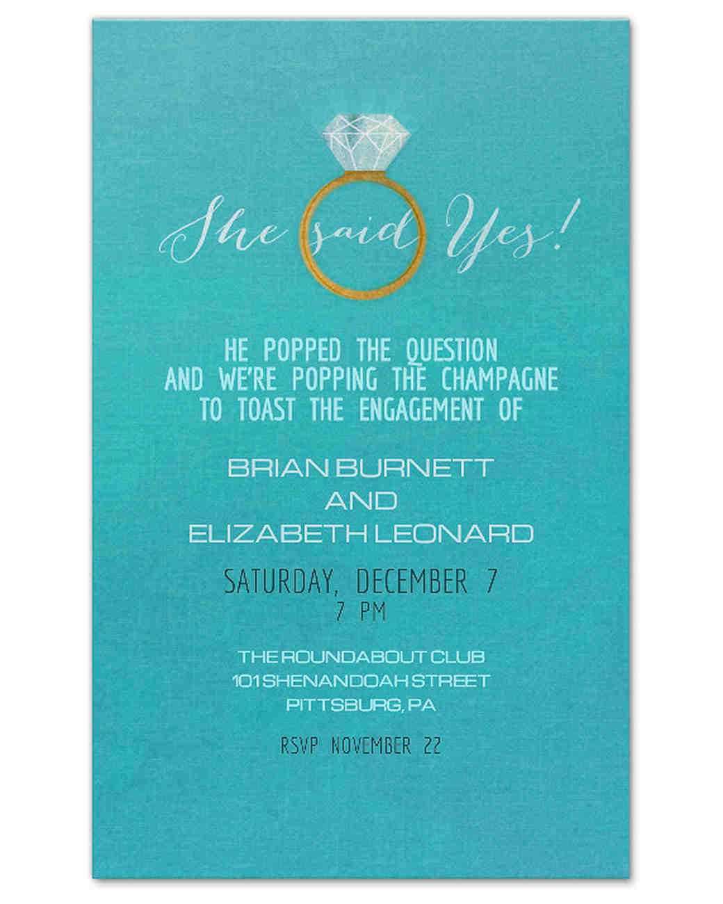 29 Paperless Engagement Party Invitations Martha Stewart Weddings