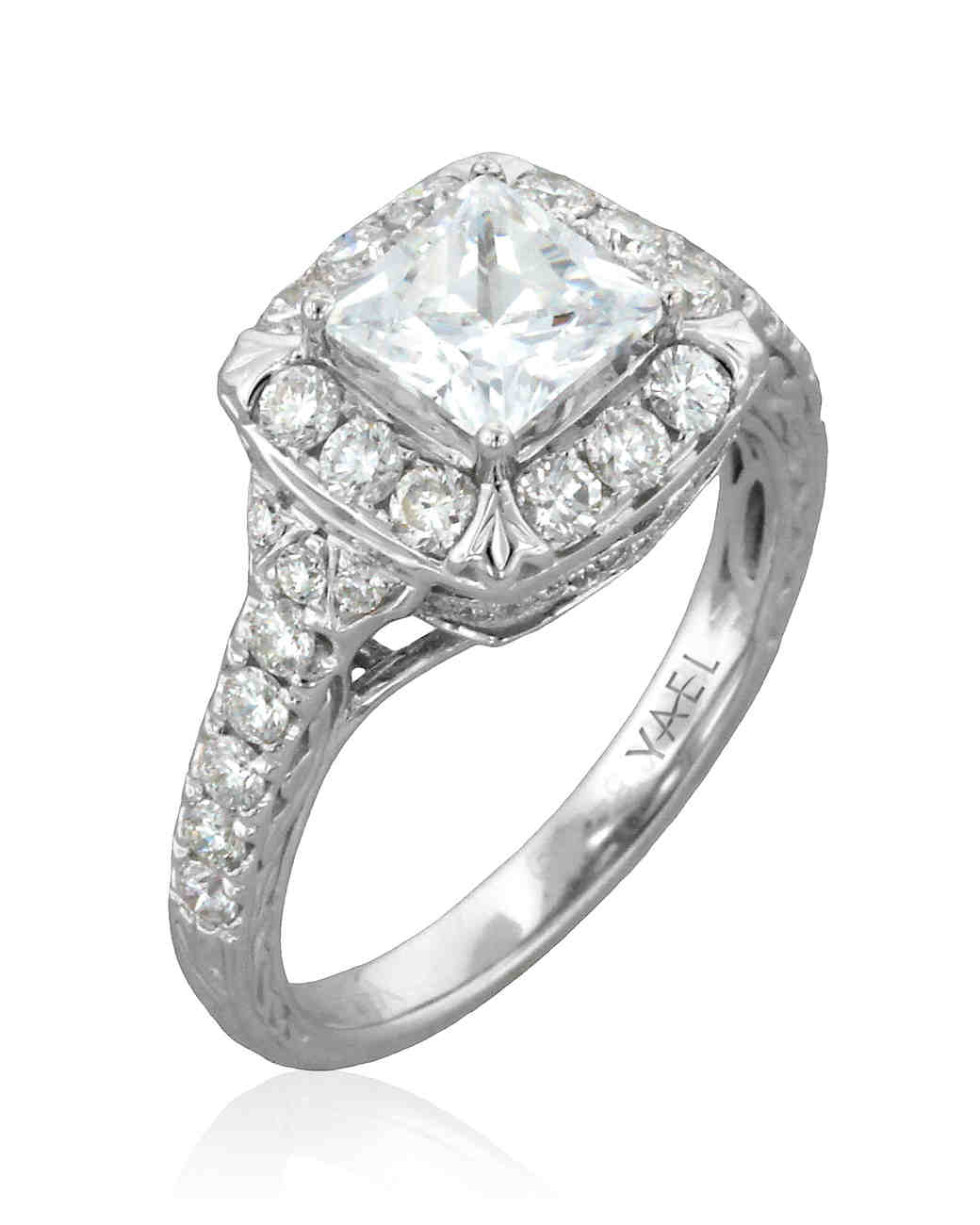 Princess Cut Engagement Ring Designs 4