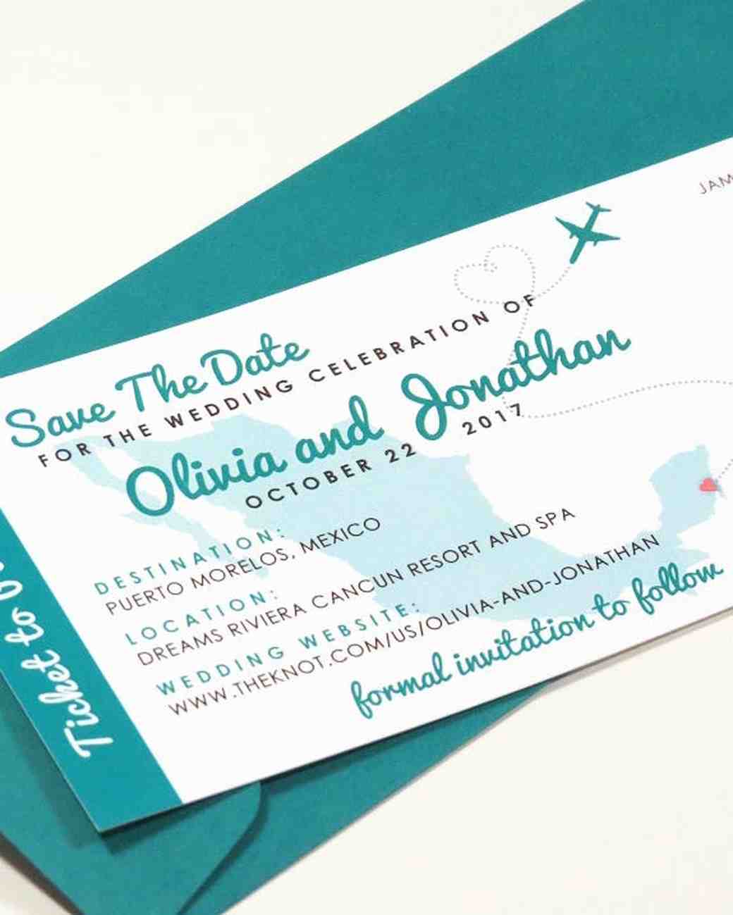32 Destination Wedding Save The Dates Martha Weddings