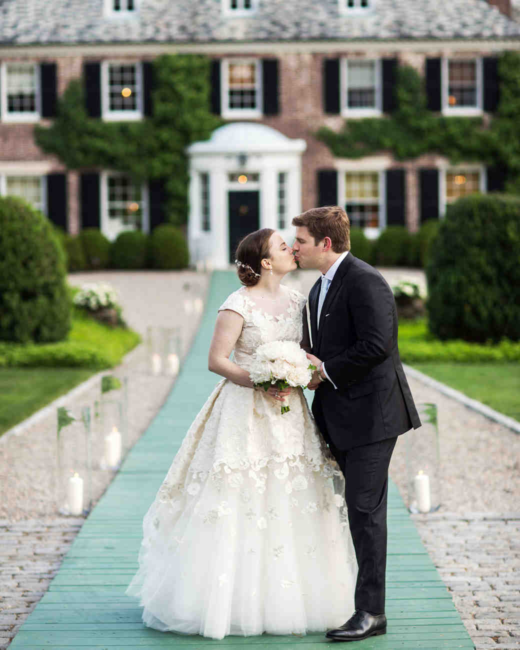 A Peony Filled Backyard Wedding In New Jersey Martha Stewart Weddings