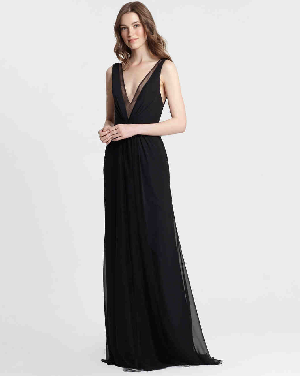 Chic Black Bridesmaid Dresses Martha Weddings