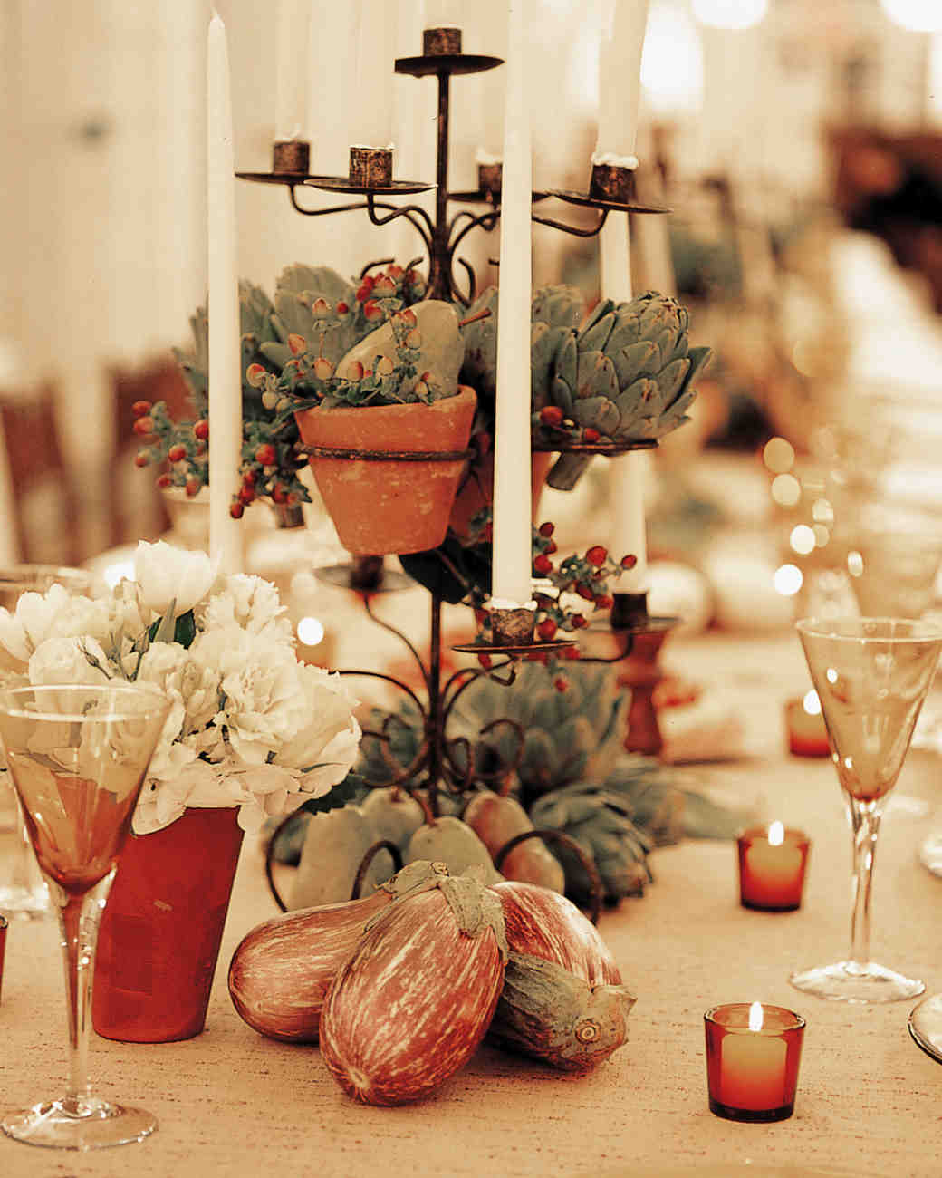 26 Wedding Centerpieces Bursting with Fruits and Vegetables Martha Stewart Weddings