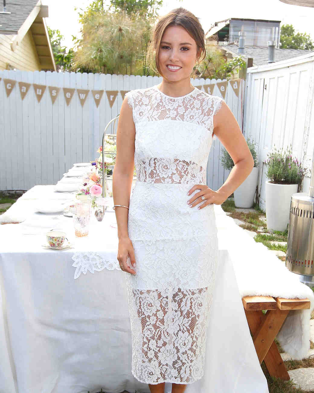 A Shabby Chic Party For Blogger And Bride To Be Geri Hirsch Martha Meshing Around