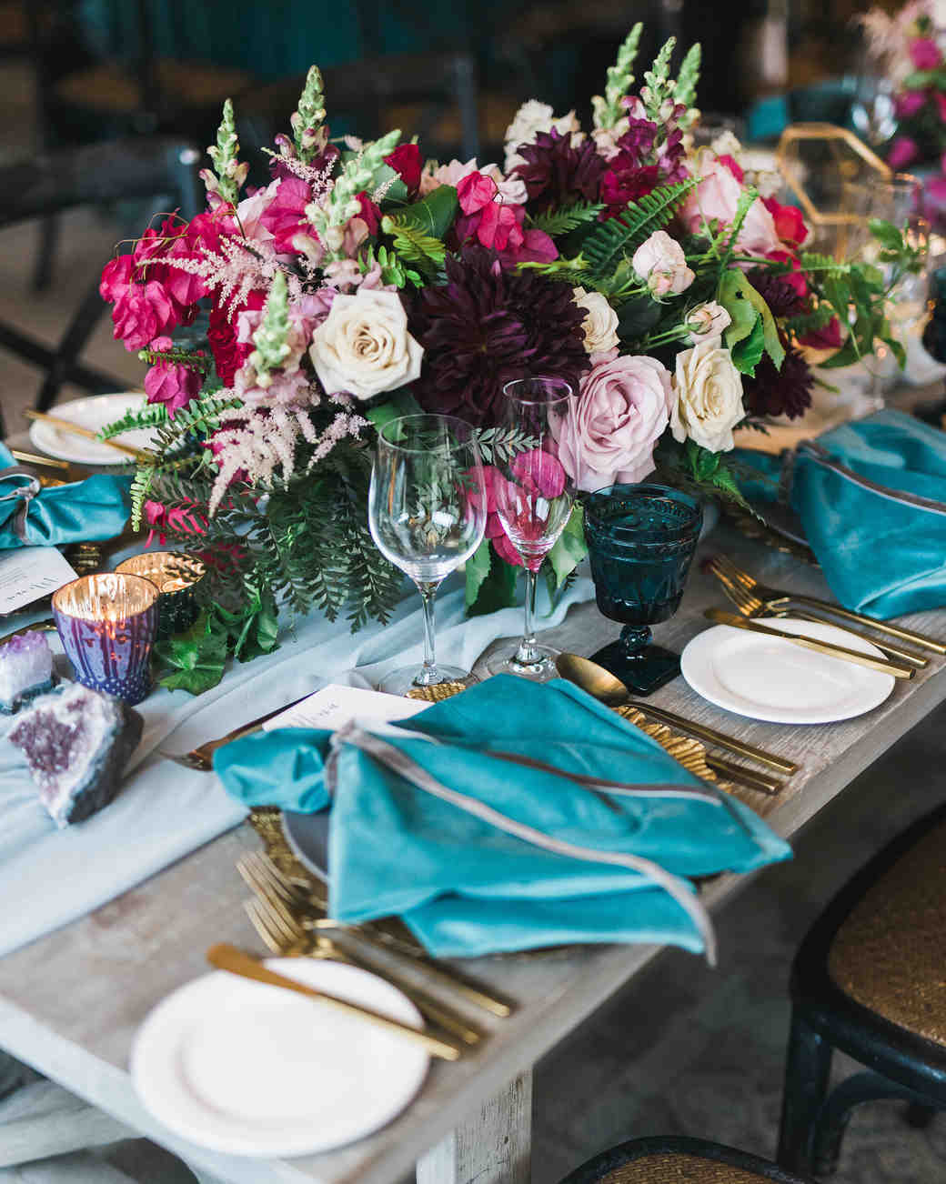 25 Jewel Toned Wedding Centerpieces Sure To Wow Your Guests Martha