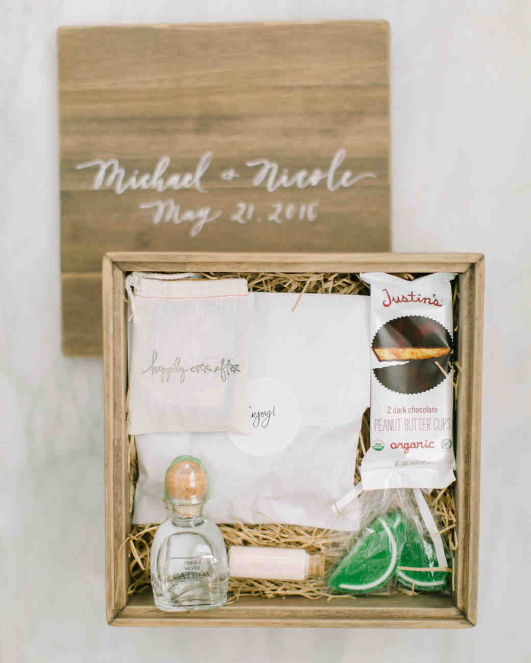 102 Welcome Bags From Real Weddings Martha Calligraphed Welcome Bo