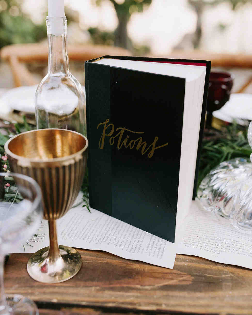 A Moody Magical Harry Potter Themed Wedding Martha Weddings