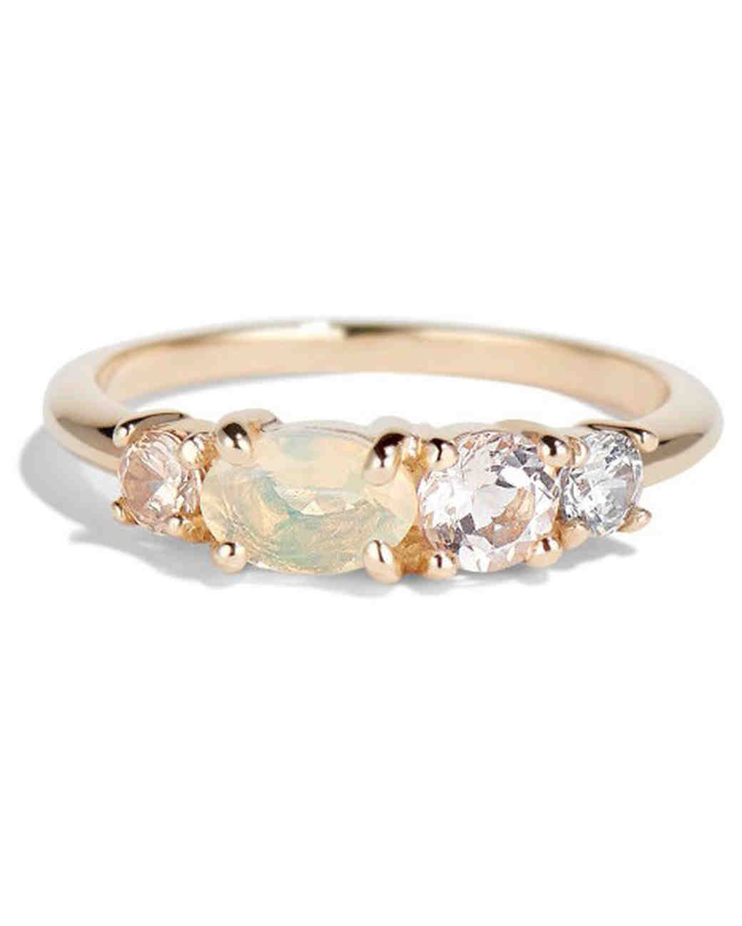 25 Unique Opal Engagement Rings | Martha Stewart Weddings