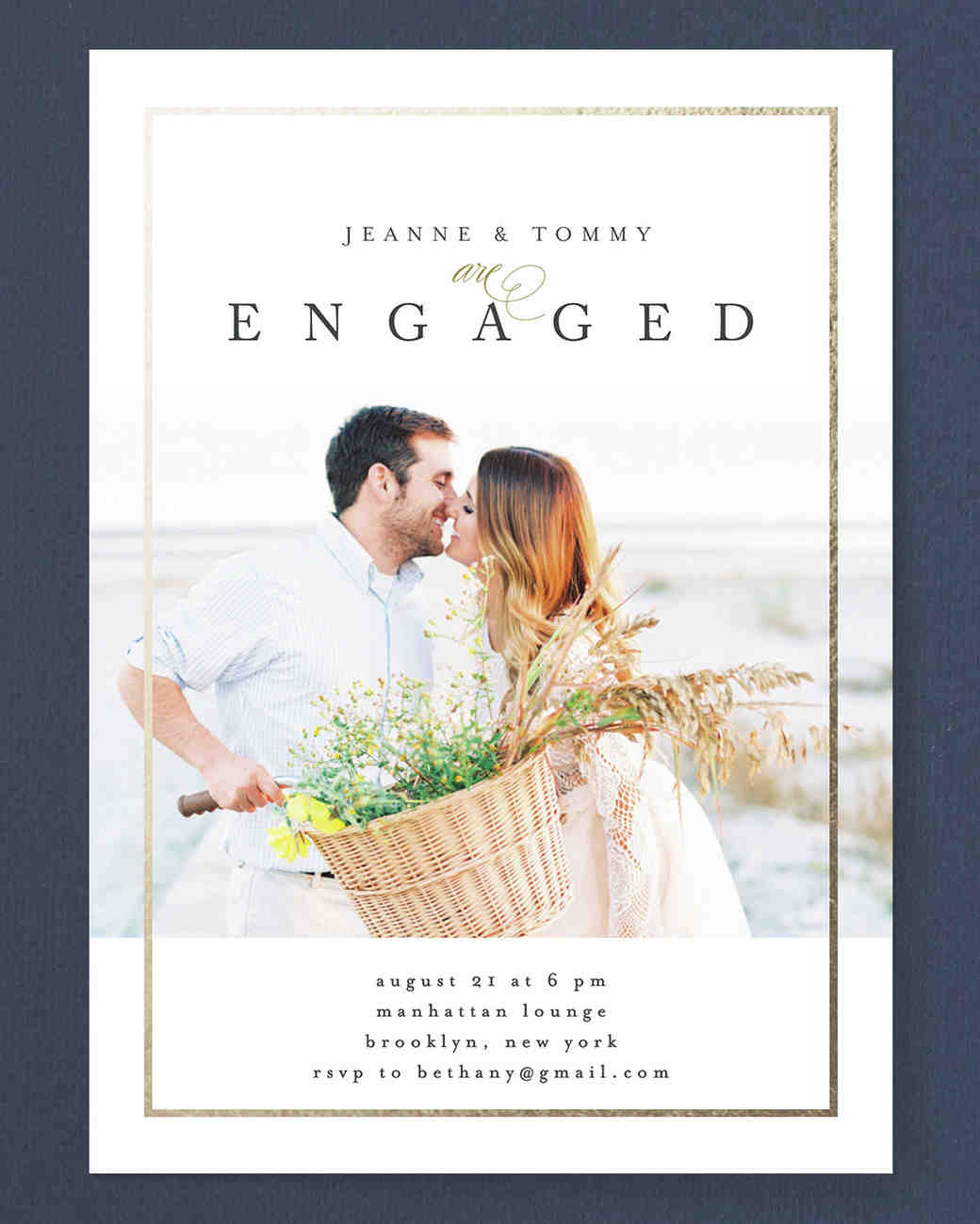 20 engagement party invitations martha stewart weddings