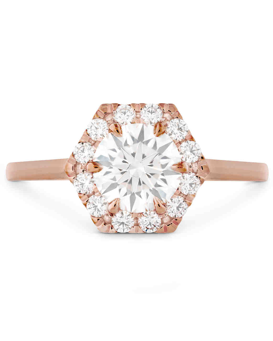 41 Rose Gold Engagement Rings We Love | Martha Stewart Weddings