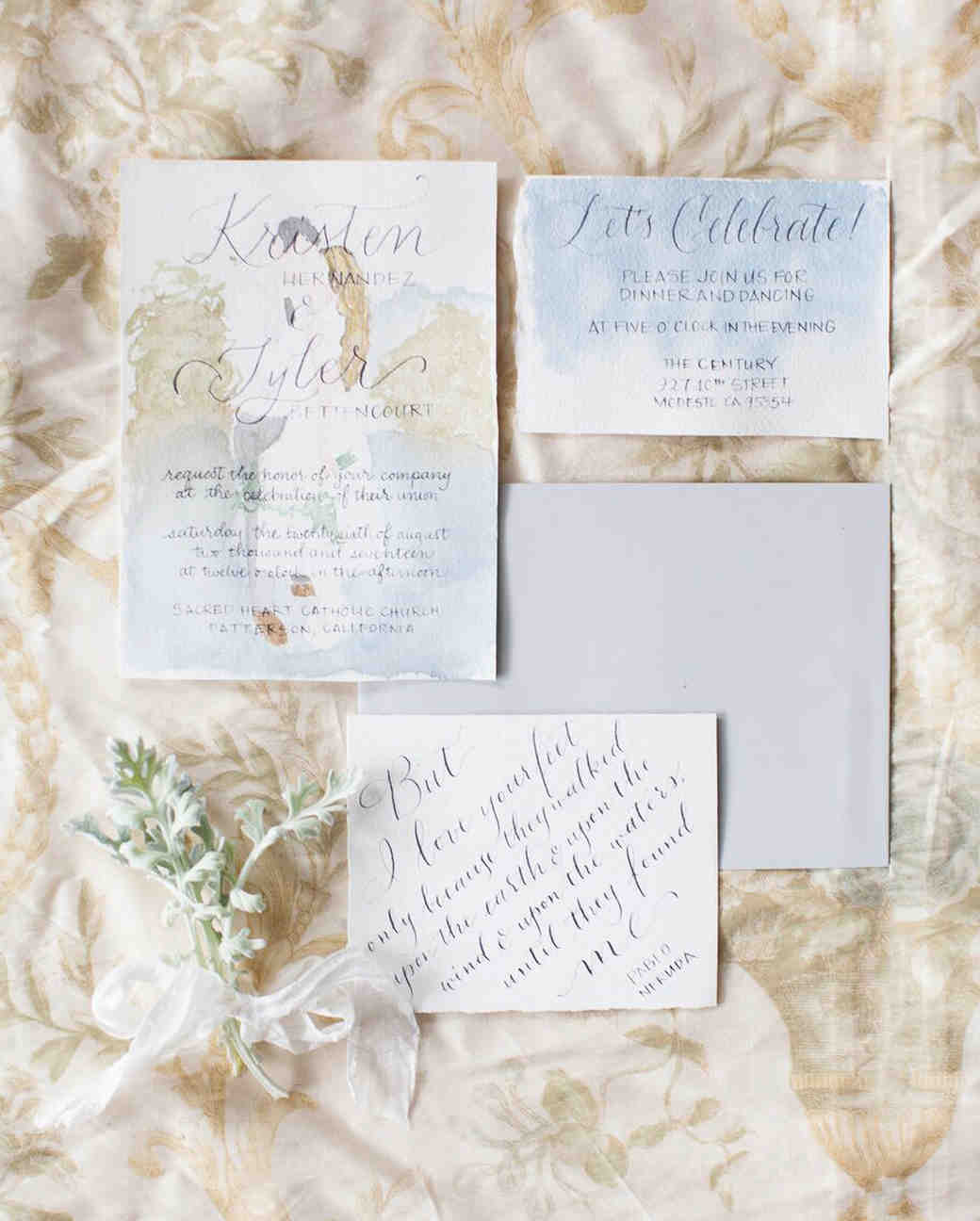 Martha Stewart Weddings Invitations 4