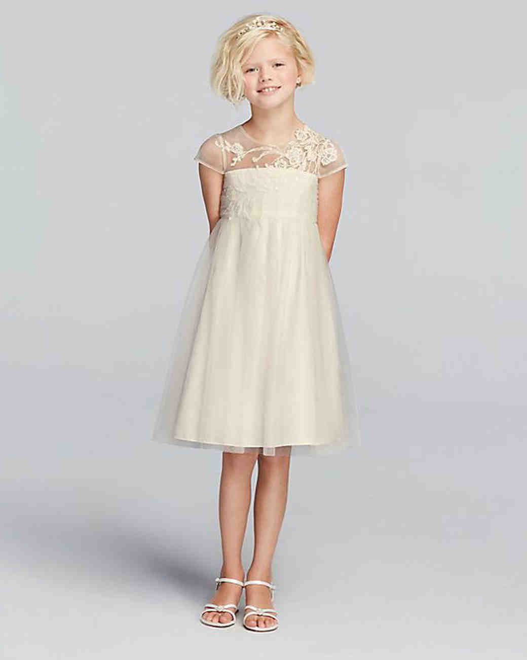 david's bridal flower girl dresses clearance