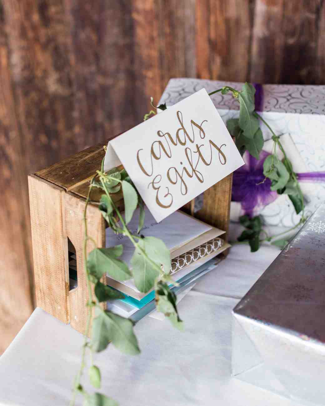 21 Ways to Set Up a Card or Gift Table at Your Wedding | Martha Stewart