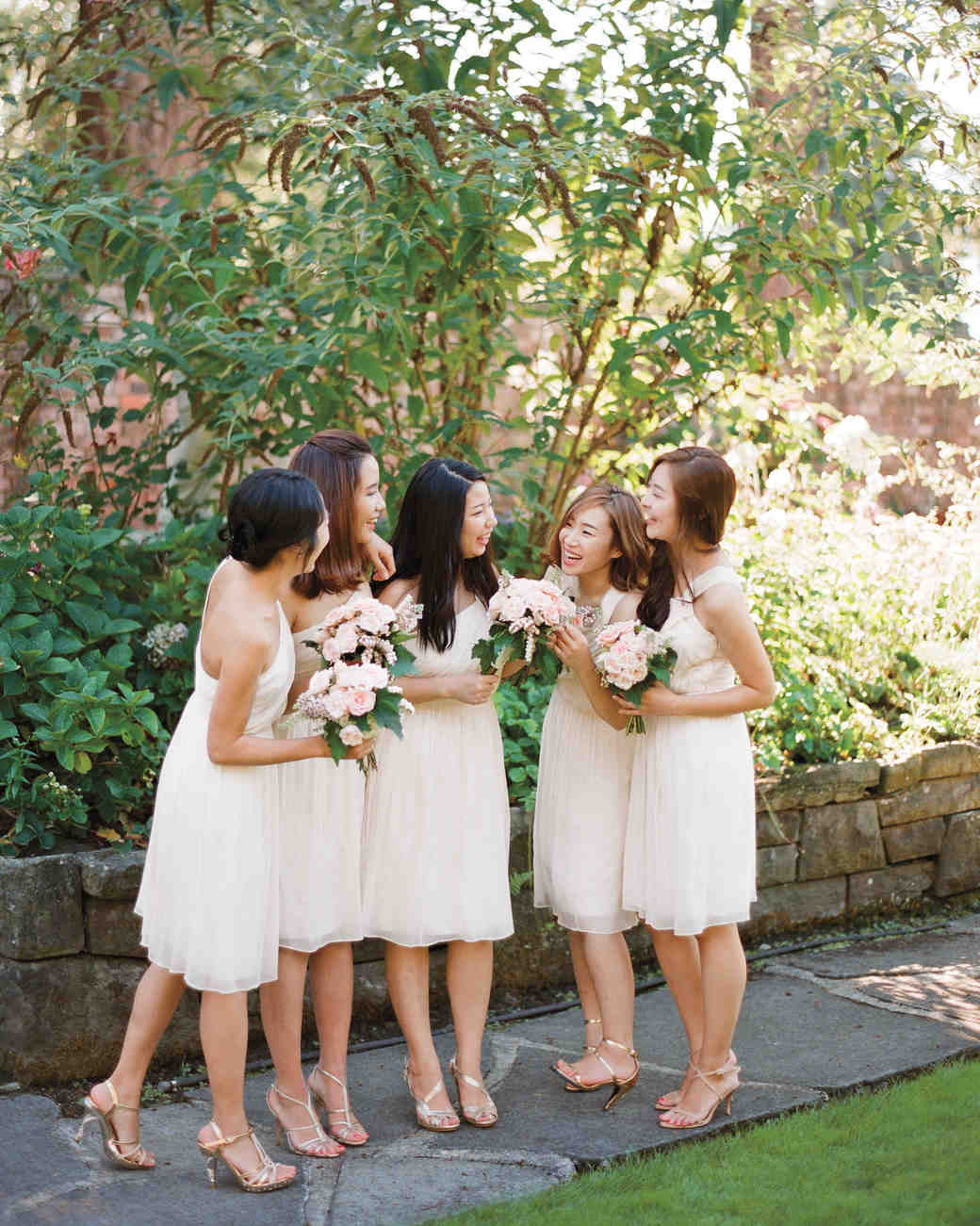Martha Brides And Bridesmaids In J Crew Dresses Martha Brides And Bridesmaids In J Crew Dresses Weddings