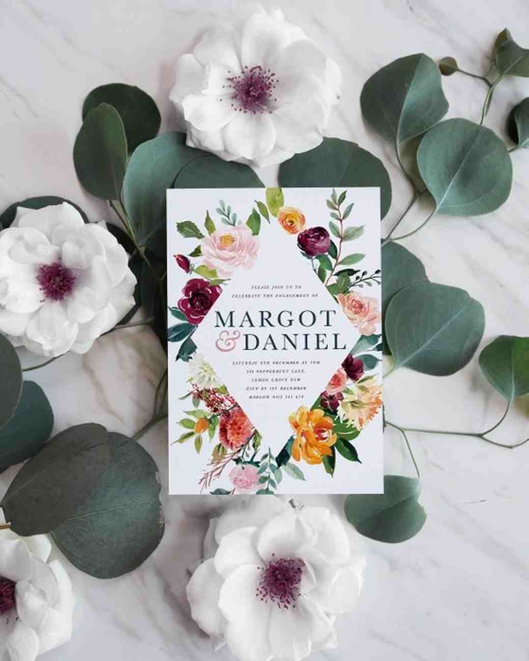 20 engagement party invitations martha stewart weddings