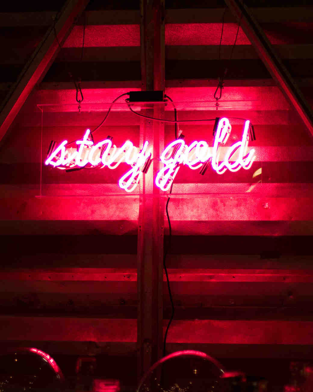 11 Neon Wedding Signs That Lit Up Real Receptions  Martha 