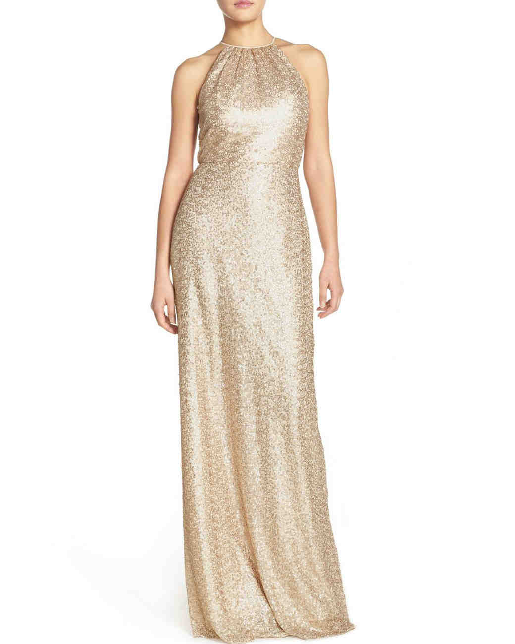 Gold Bridesmaid Dresses Martha Weddings