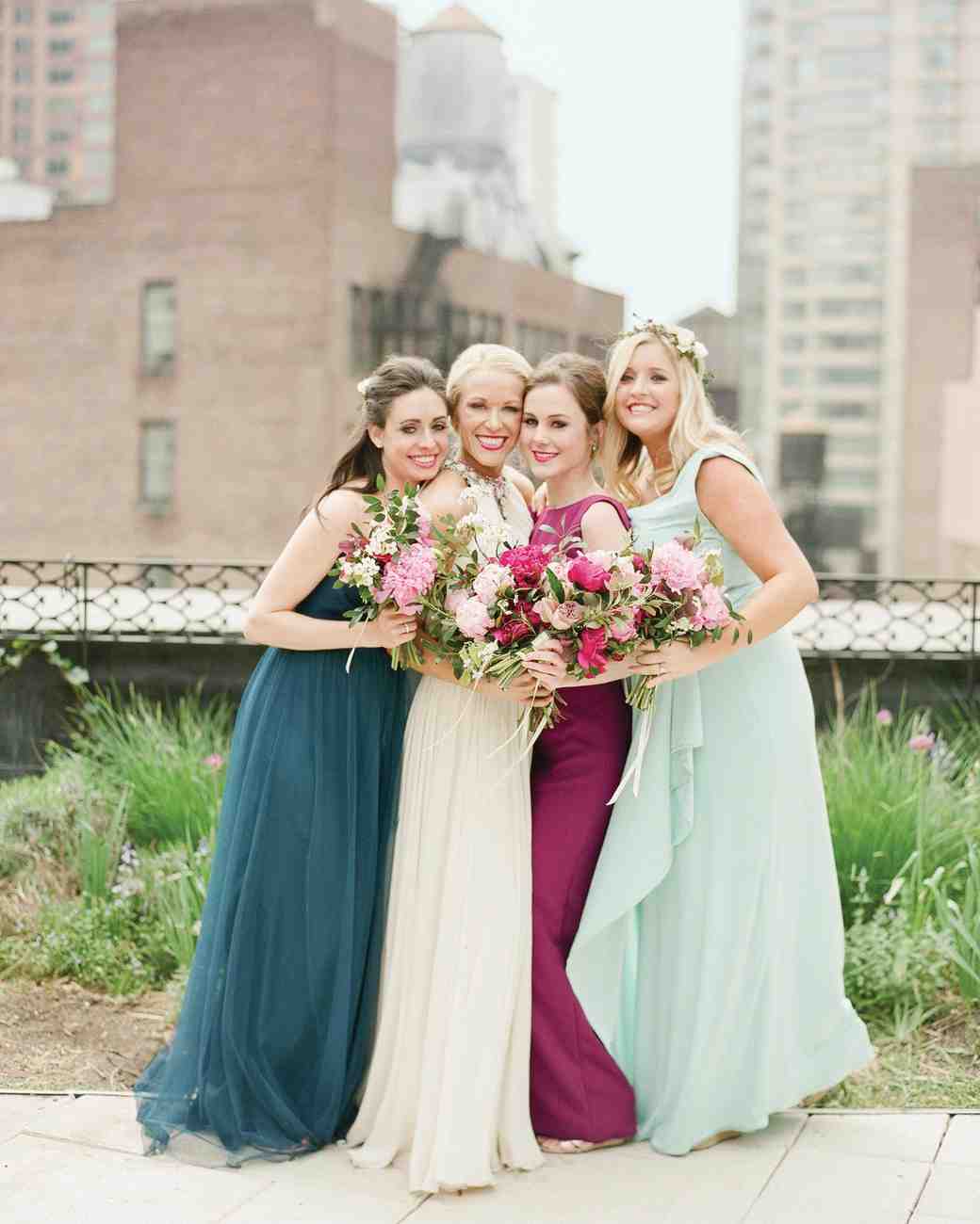 41 Reasons To Love The Mismatched Bridesmaids Look Martha Stewart Weddings 6042