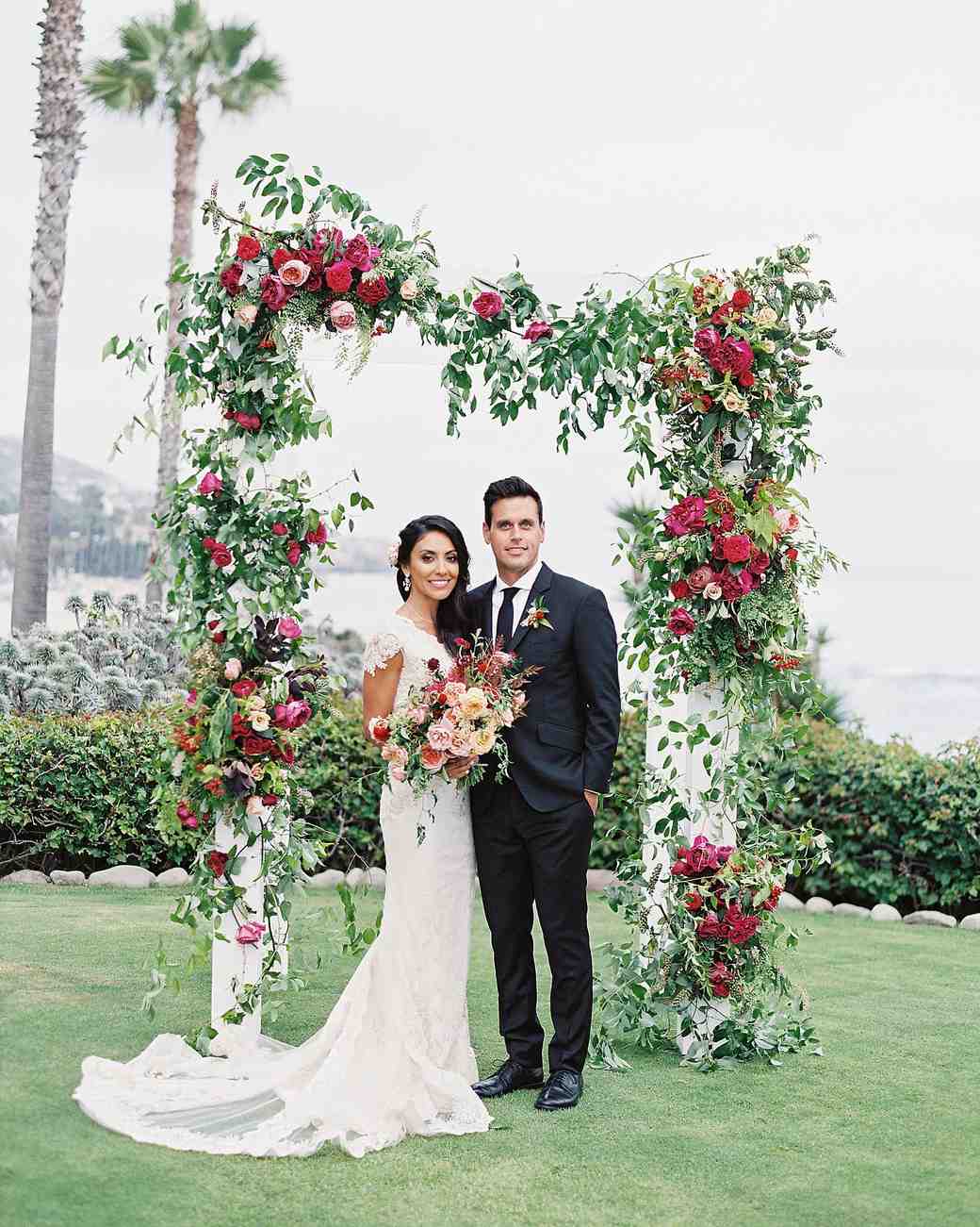 Wedding Arch Garland - 100 images - luxury wedding center 