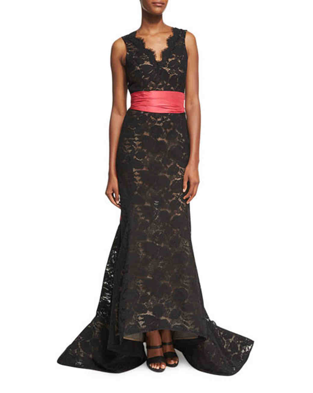 Elegant Black Dresses For The Mothers Of Bride And Groom Oscar De La A Black Mother Of The Bride Dress