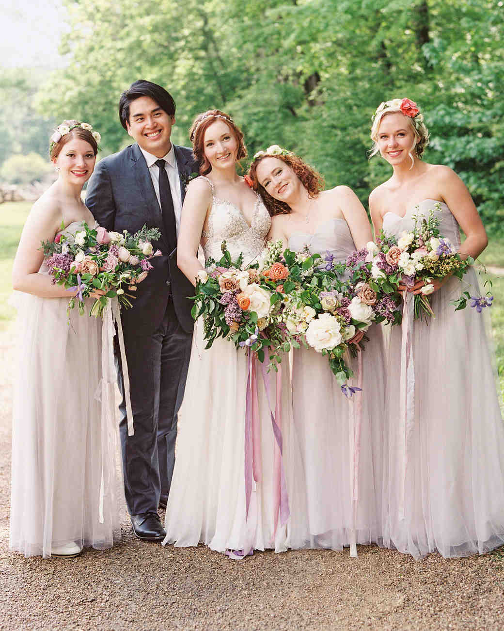 bridesmaid flower crown