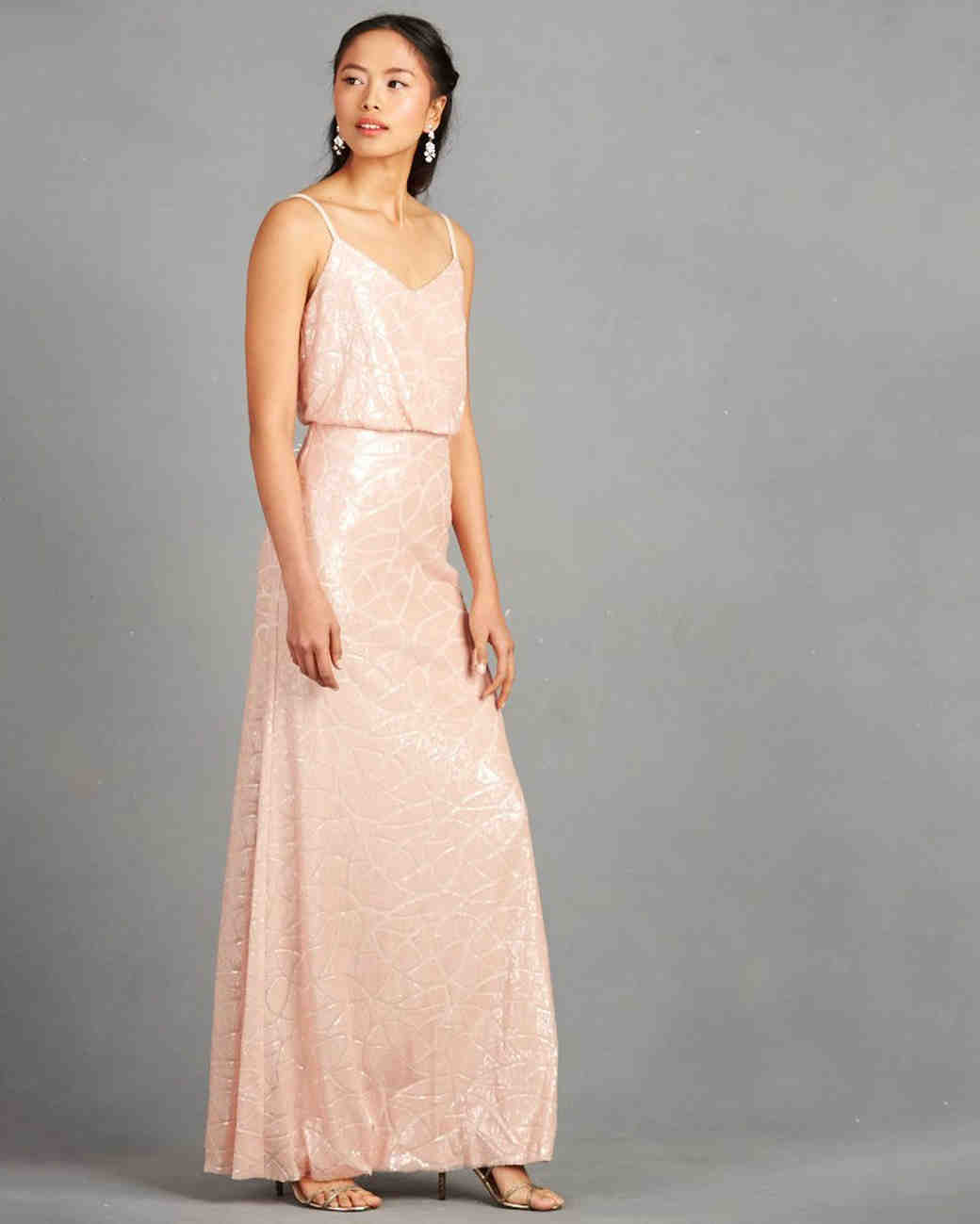 Spaghetti Strap Bridesmaid Dresses Martha Weddings