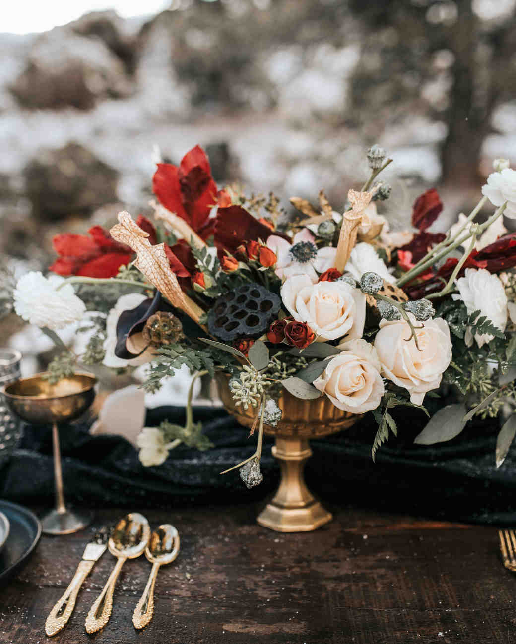 Winter Wedding Centerpieces That Nod To The Season Martha Stewart