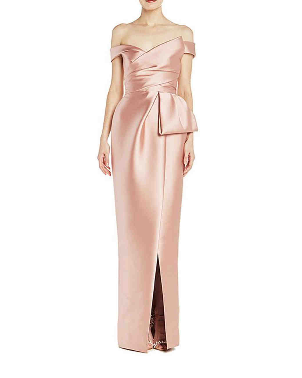 pink mother of the bride gowns