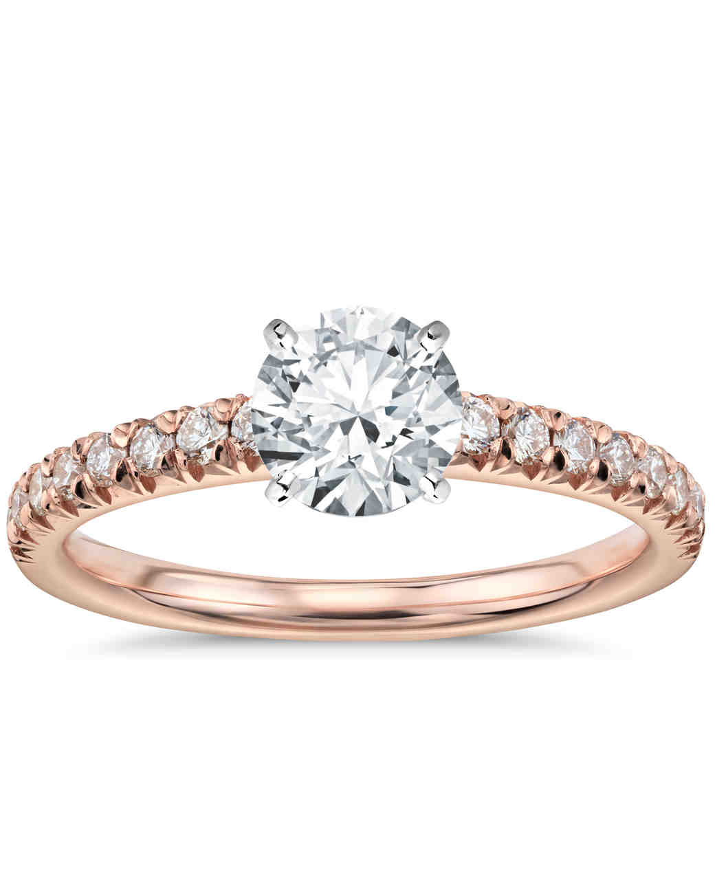 41 Rose Gold Engagement Rings We Love Martha Stewart Weddings