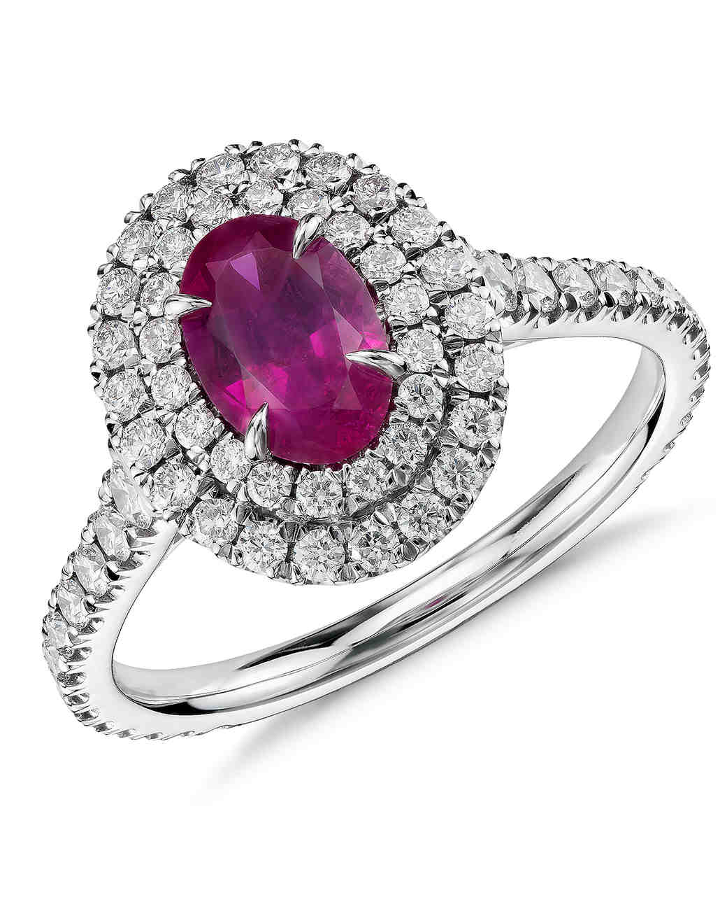 34 Royal Ruby Engagement Rings Martha Weddings