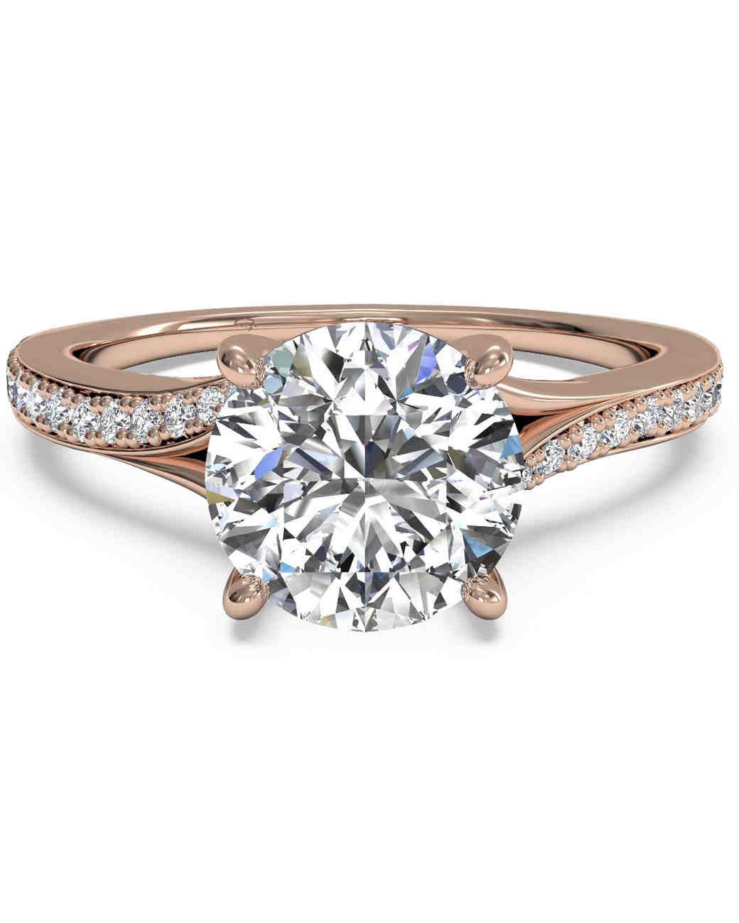 41 Rose Gold Engagement Rings We Love Martha Weddings