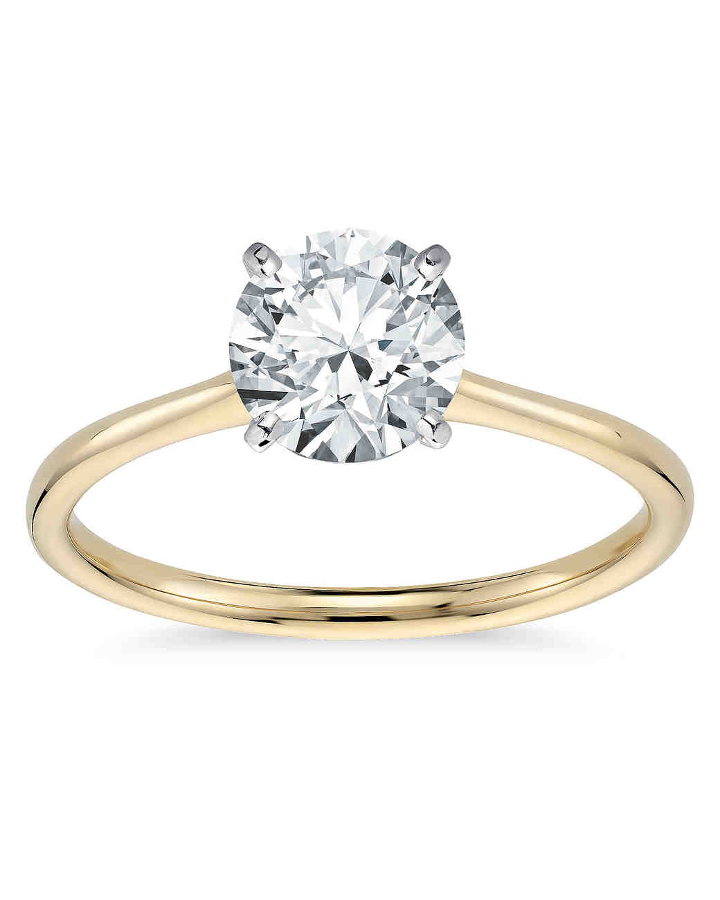 Yellow Gold Engagement Rings | Martha Stewart Weddings