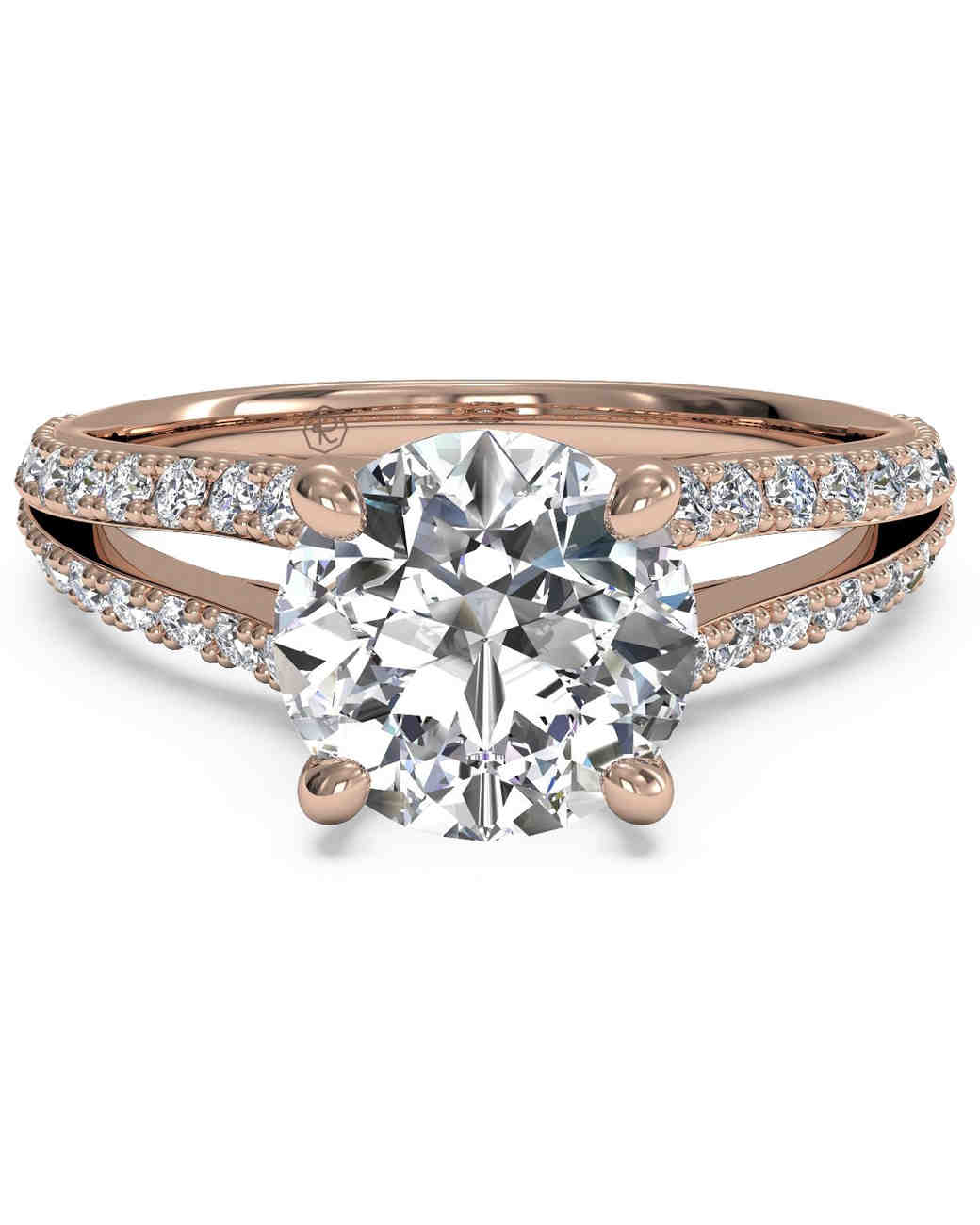 41 Rose Gold Engagement Rings We Love Martha Weddings