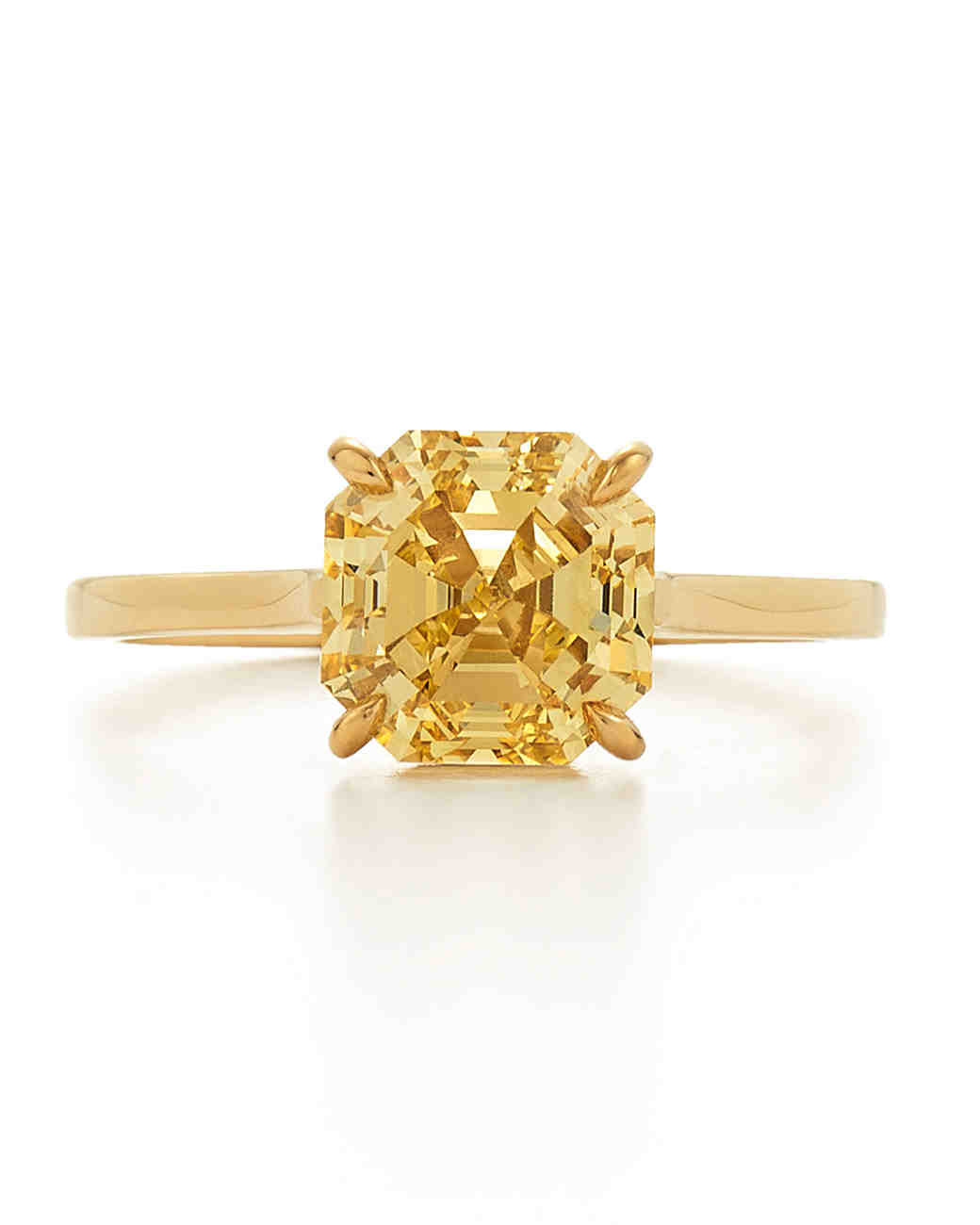  Yellow  Diamond  Engagement  Rings  Martha Stewart Weddings