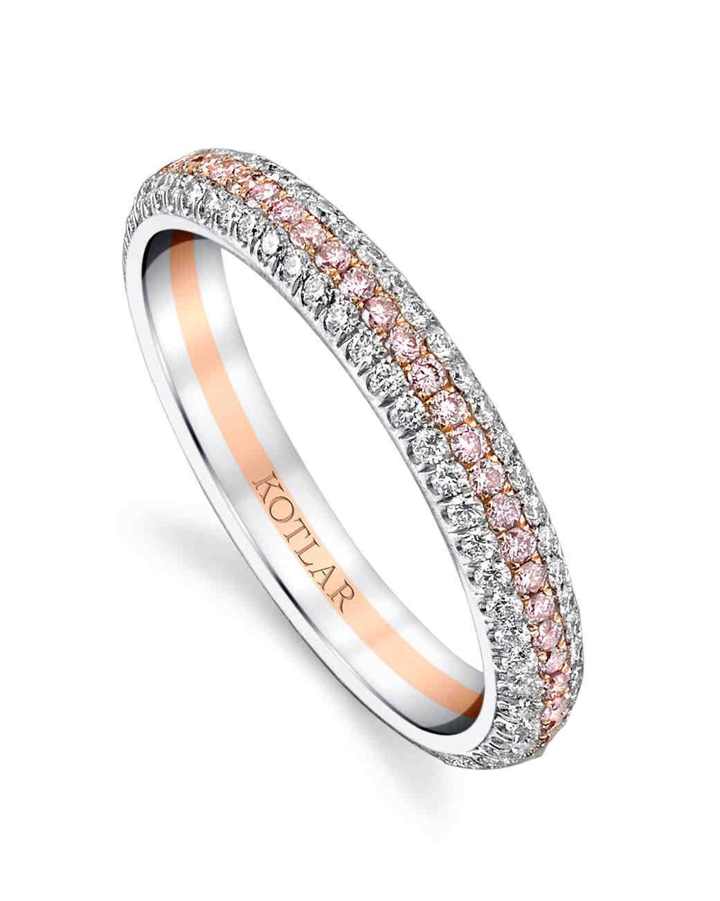 colored engagement rings harry kotlar white gold pink diamonds 0316_vert